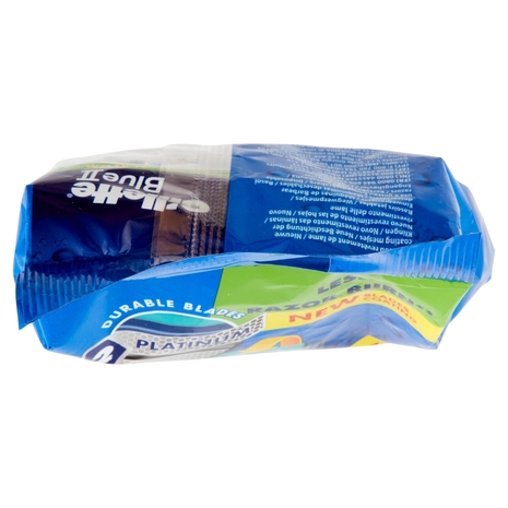 Gillette Blue II Plus Slalom Rasoio da Uomo Usa e Getta a 2 Lame con Testina Oscillante, 8 Rasoi